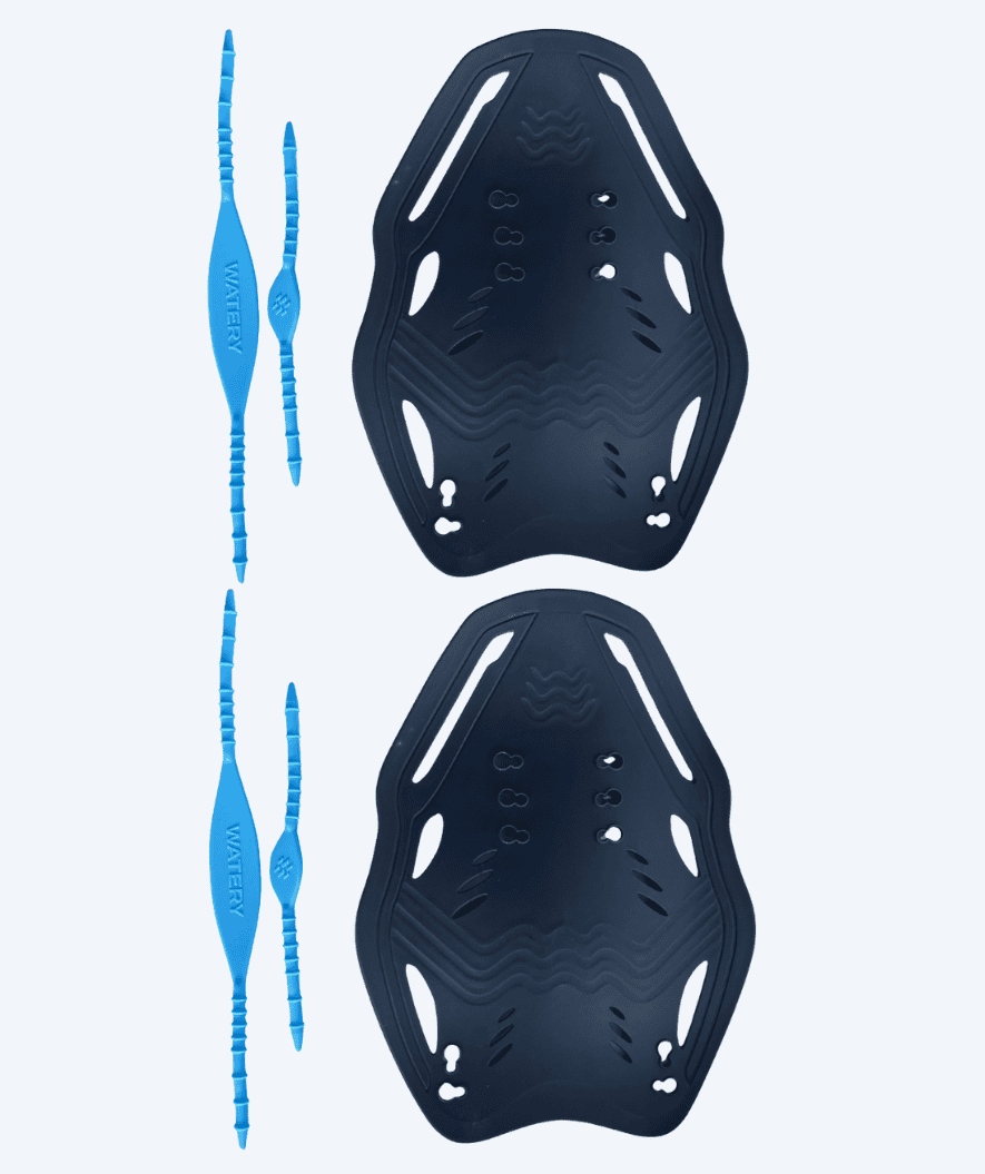 Watery hand paddles - Flow - Dark blue