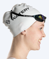Watery swimming goggles - Instinct Mirror - Black/blue
