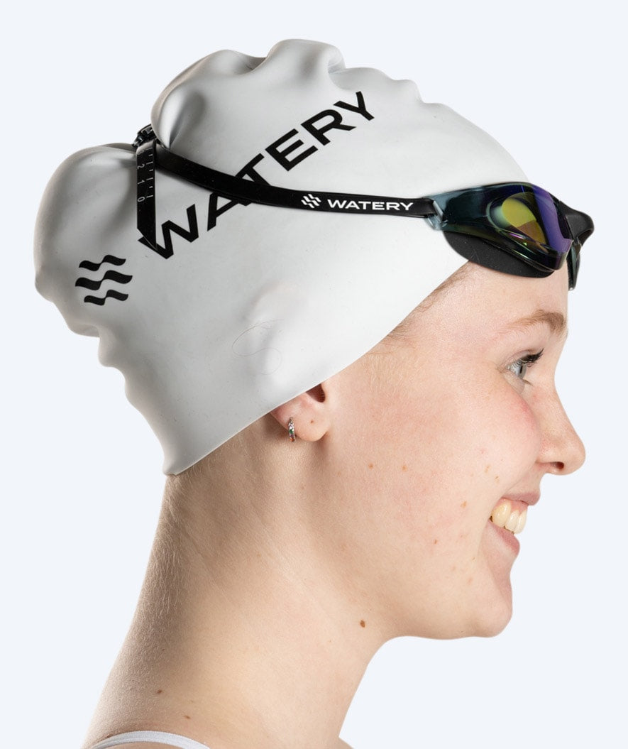 Watery swimming goggles - Instinct Mirror - Black/blue