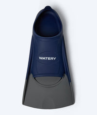 Watery short swim fins - Shimmer - Dark blue