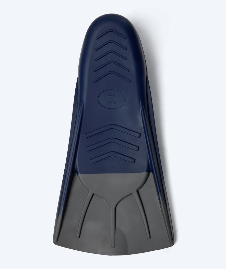 Watery short swim fins - Shimmer - Dark blue