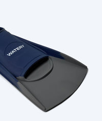 Watery short swim fins - Shimmer - Dark blue