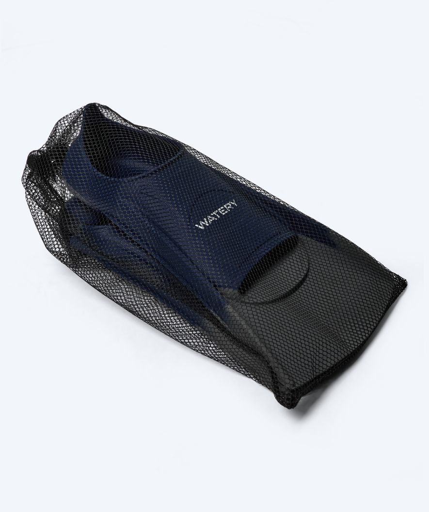 Watery short swim fins - Shimmer - Dark blue