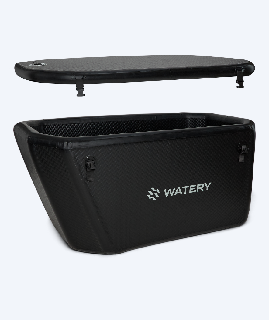 Watery inflatable cold plunge - Ace - Black