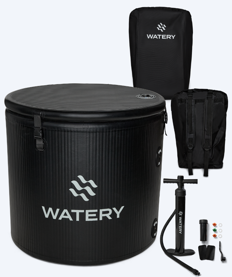 Watery inflatable cold plunge - Deluxe - Black