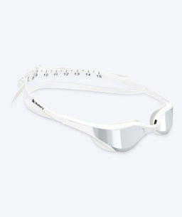 Watery swimming goggles - Instinct Elite Mirror - White/silver