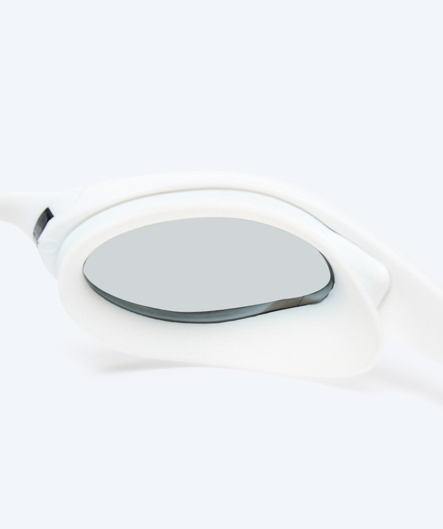 Watery swimming goggles - Instinct Elite Mirror - White/silver