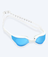 Watery swimming goggles - Instinct Elite Mirror - White/blue