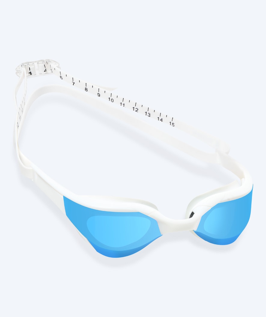 Watery swimming goggles - Instinct Elite Mirror - White/blue