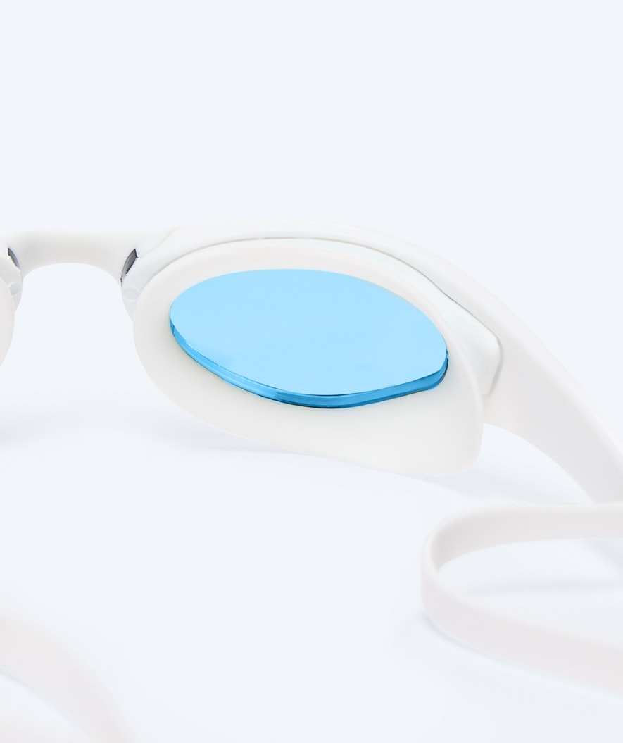 Watery swimming goggles - Instinct Elite Mirror - White/blue