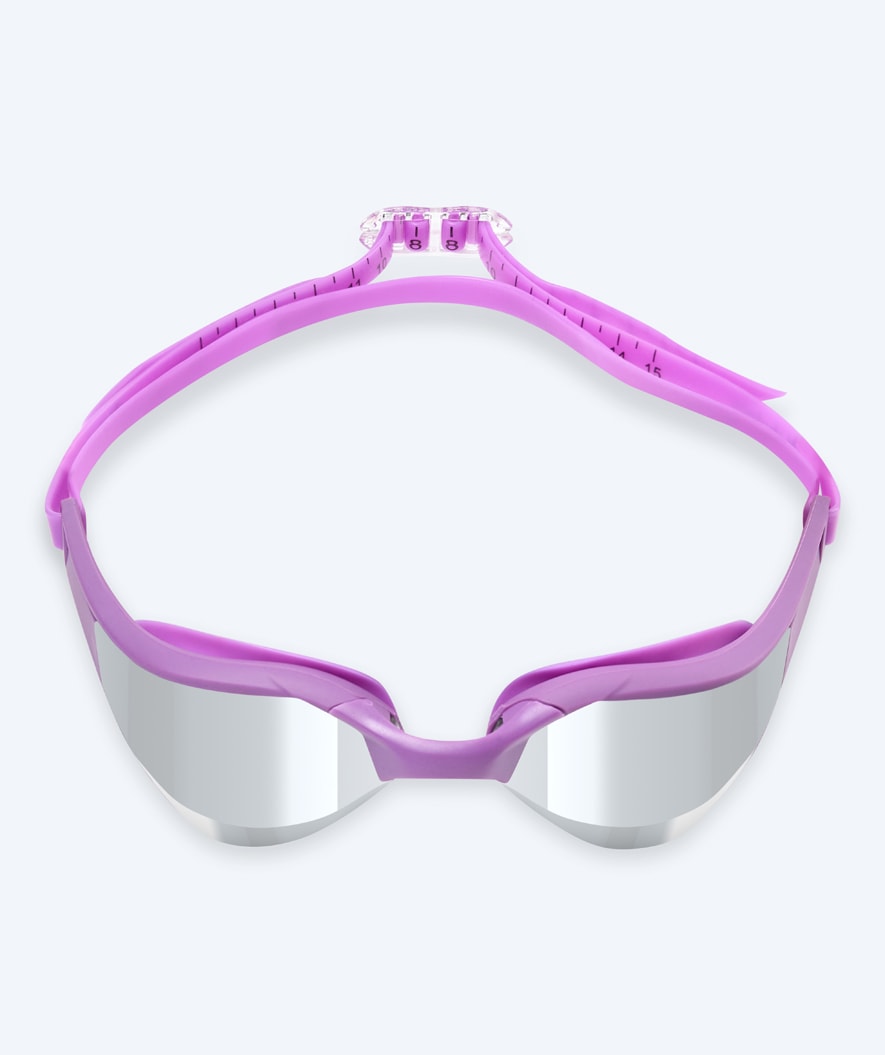 Watery swim goggles - Instinct Elite Mirror - Purple/silver