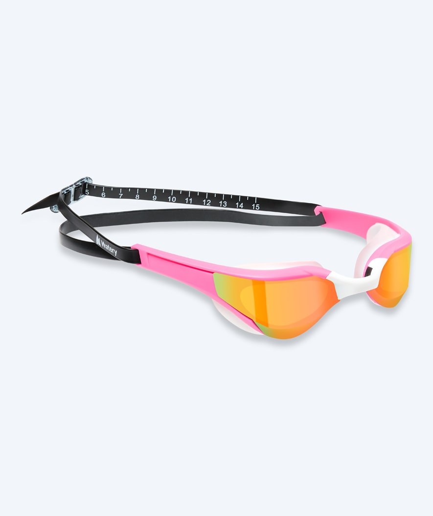 Watery swimming goggles - Instinct Elite Mirror - Pink/gold