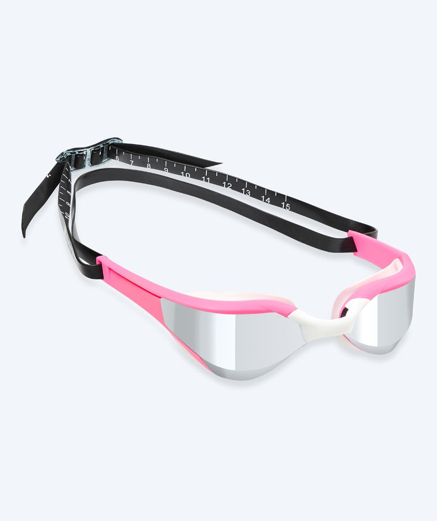Watery swimming goggles - Instinct Elite Mirror - Pink/silver