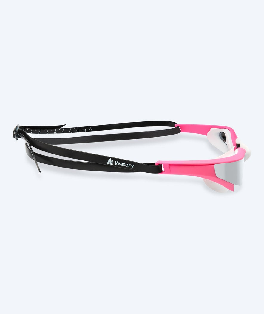 Watery swimming goggles - Instinct Elite Mirror - Pink/silver