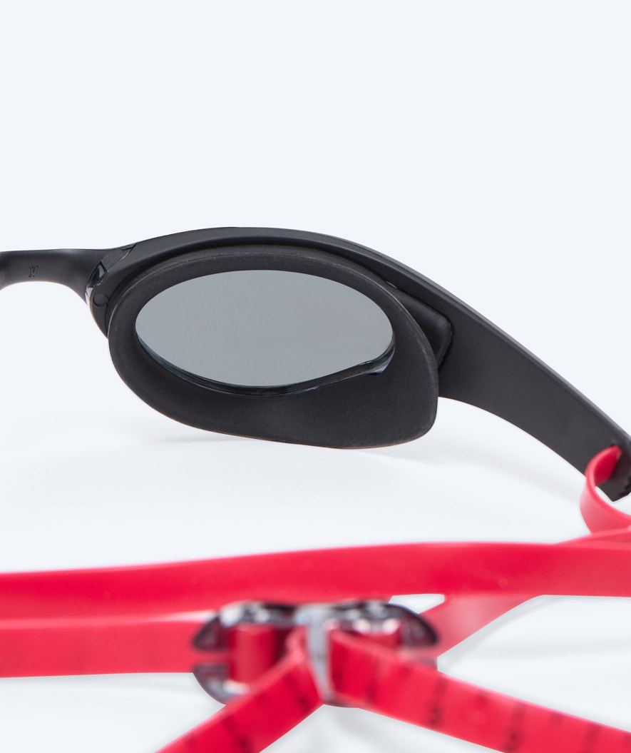 Watery swimming goggles - Instinct Elite Mirror - Red/silver