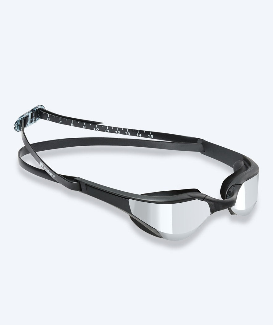 Watery swimming goggles - Instinct Elite Mirror - Black/silver