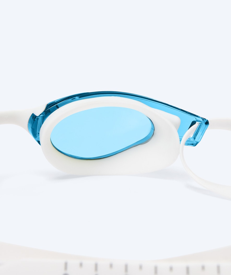 Watery swim goggles - Instinct Mirror - White/blue
