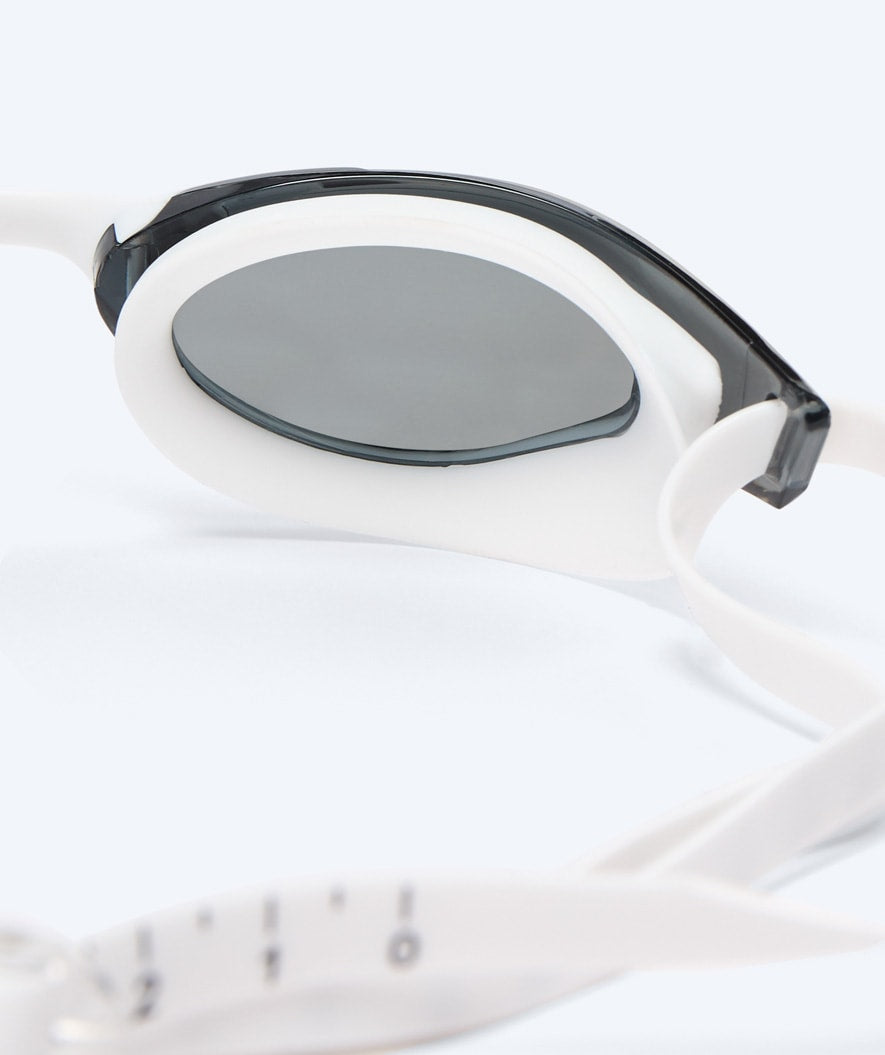 Watery swimming goggles - Instinct Mirror - White/silver