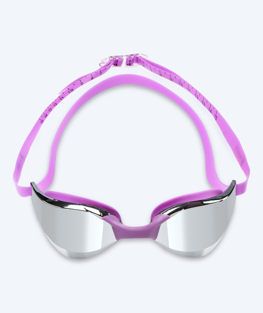 Watery swim goggles - Instinct Mirror - Purple/silver