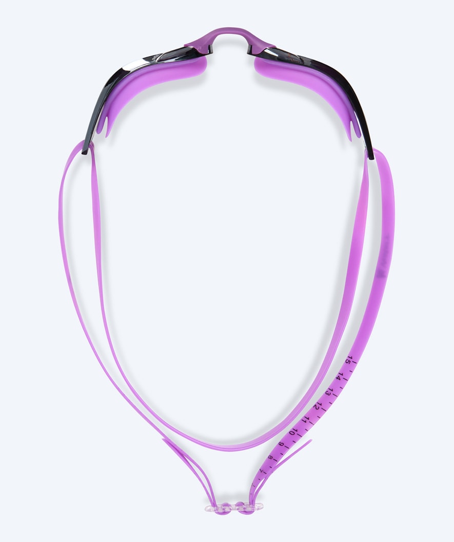 Watery swim goggles - Instinct Mirror - Purple/silver