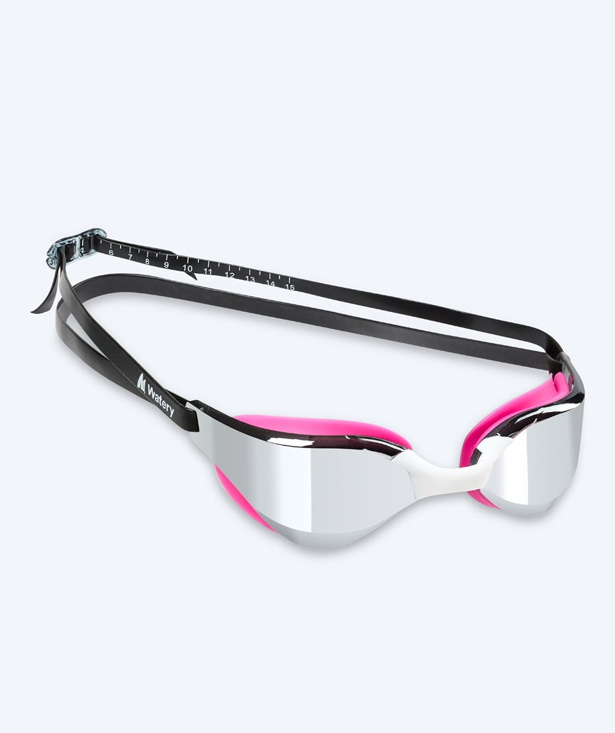 Watery swimming goggles - Instinct Mirror - Pink/silver
