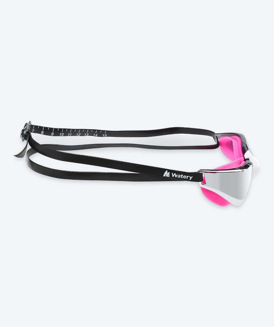 Watery swimming goggles - Instinct Mirror - Pink/silver