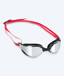 Watery swimming goggles - Instinct Mirror - Red/silver