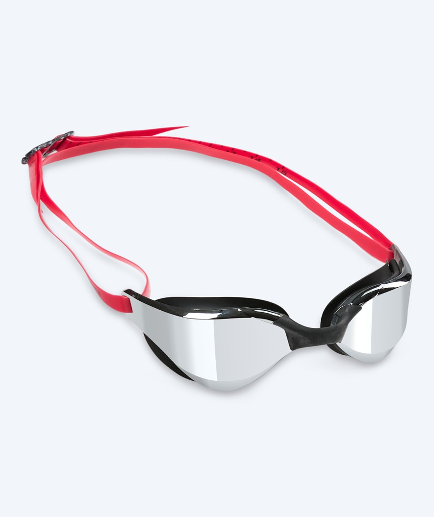 Watery swimming goggles - Instinct Mirror - Red/silver