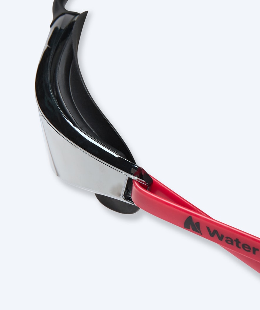 Watery swim goggles - Instinct Mirror - Red/silver