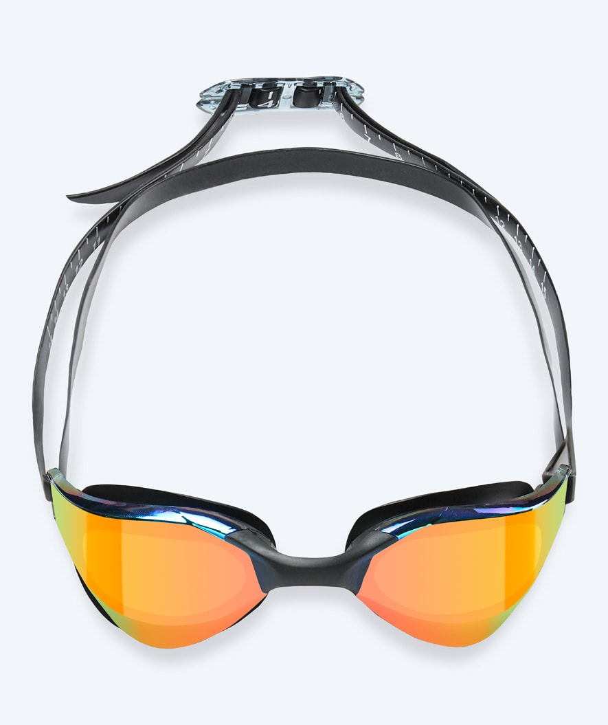 Watery swimming goggles - Instinct Mirror - Black/gold