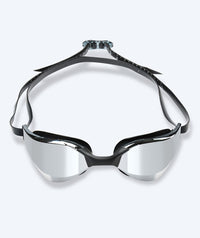 Watery swimming goggles - Instinct Mirror - Black/silver
