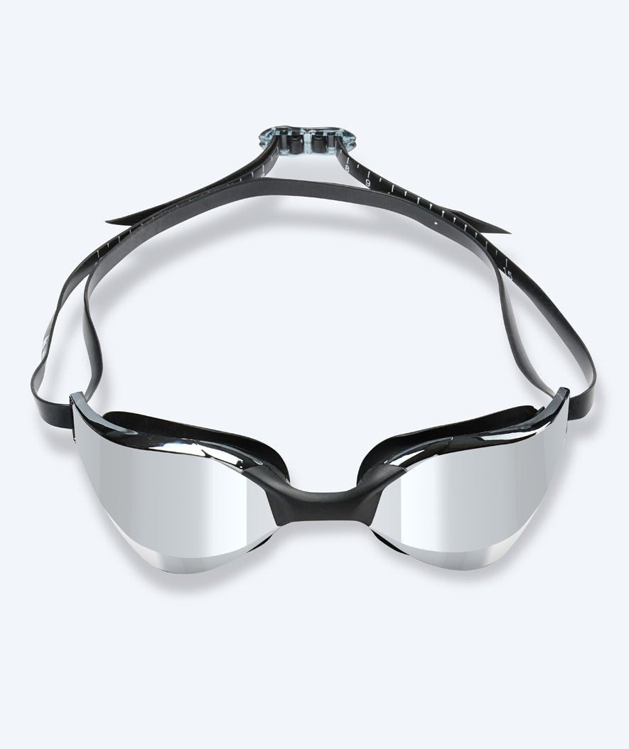 Watery swimming goggles - Instinct Mirror - Black/silver