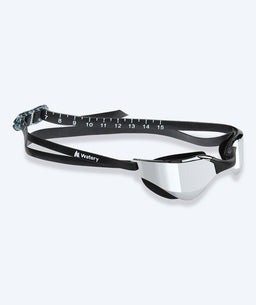 Watery swimming goggles - Instinct Mirror - Black/silver