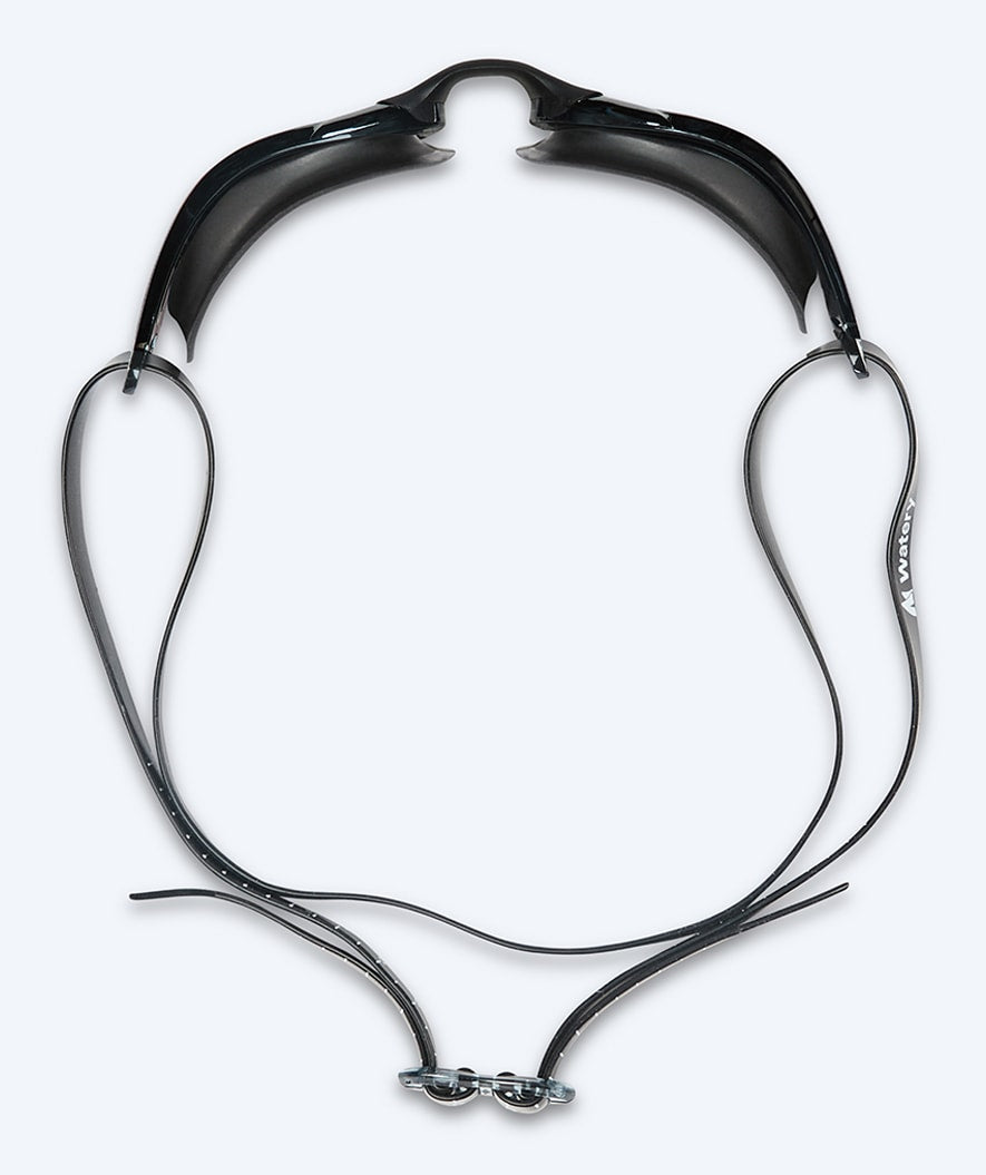 Watery swimming goggles - Instinct Mirror - Black/silver