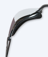 Watery swimming goggles - Instinct Mirror - Black/silver