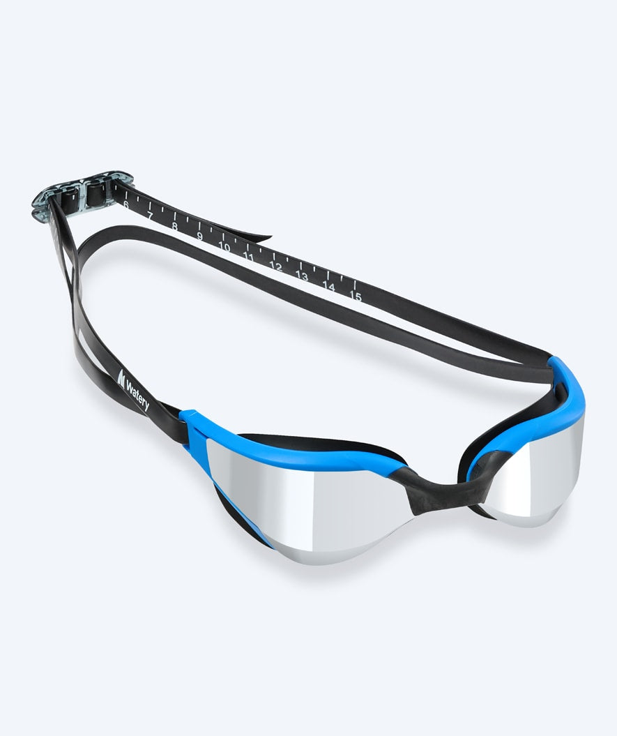 Watery swimming goggles - Instinct Ultra Mirror - Blue/silver