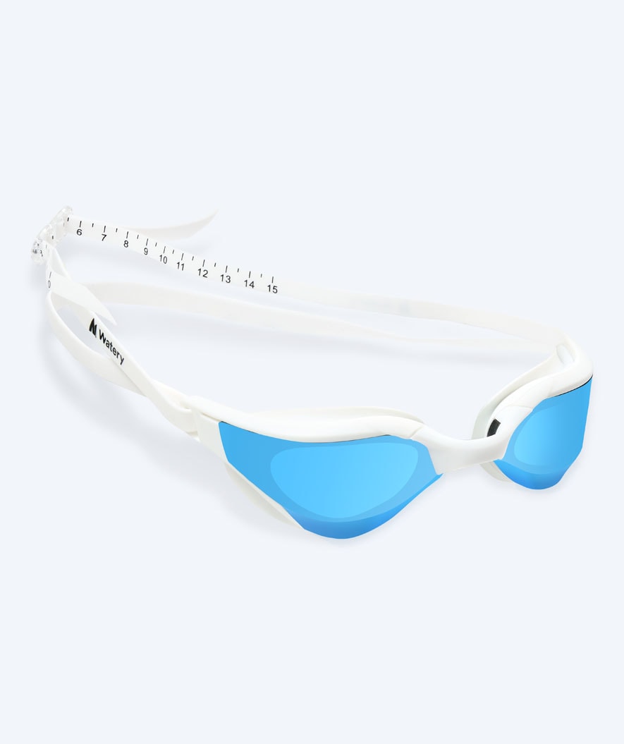 Watery swimming goggles - Instinct Ultra Mirror - White/blue