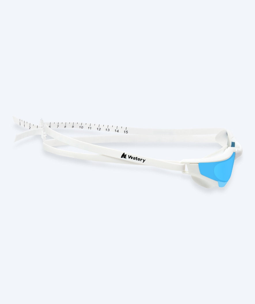 Watery swimming goggles - Instinct Ultra Mirror - White/blue