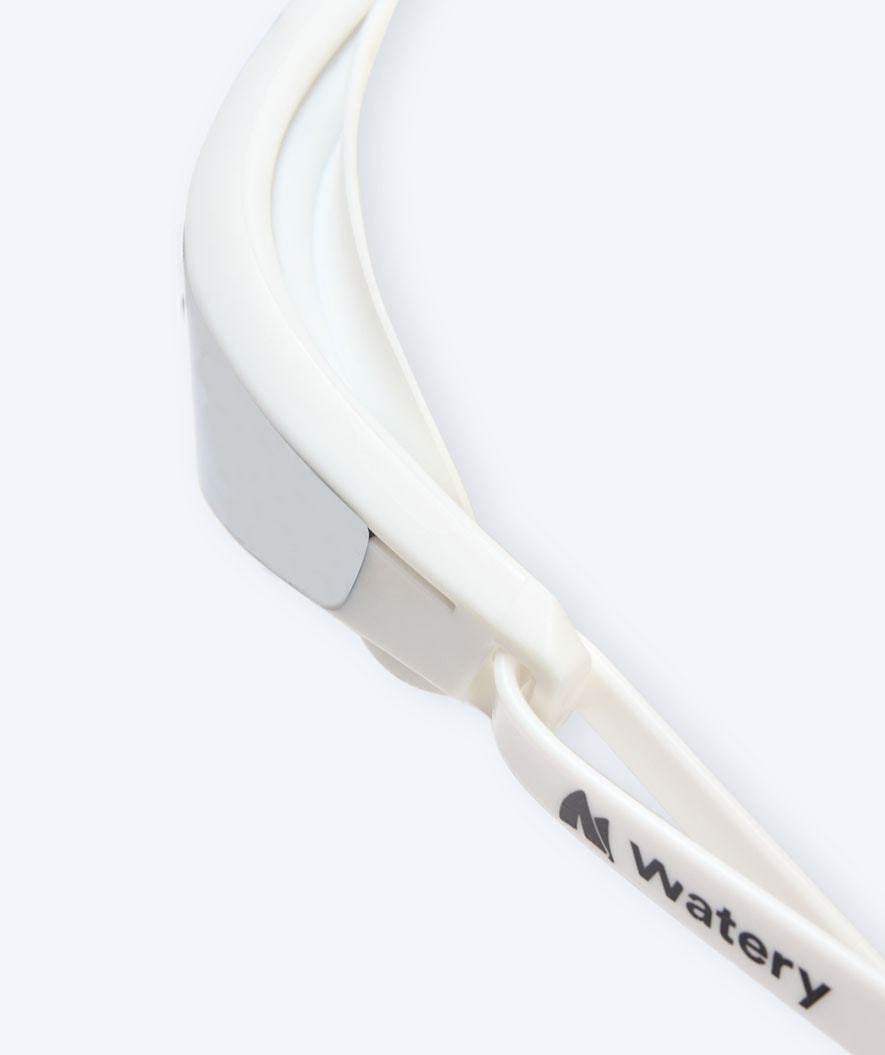 Watery swimming goggles - Instinct Ultra Mirror - White/silver