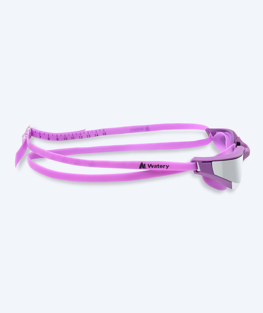 Watery swim goggles - Instinct Ultra Mirror - Purple/silver