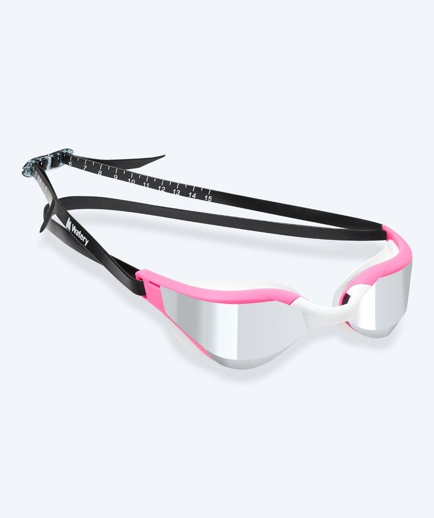 Watery swimming goggles - Instinct Ultra Mirror - Pink/silver