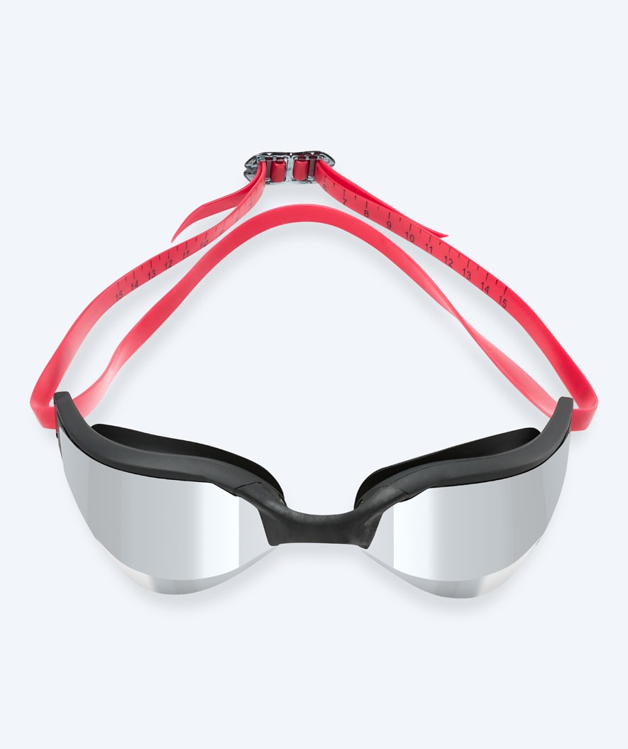 Watery swim goggles - Instinct Ultra Mirror - Red/silver