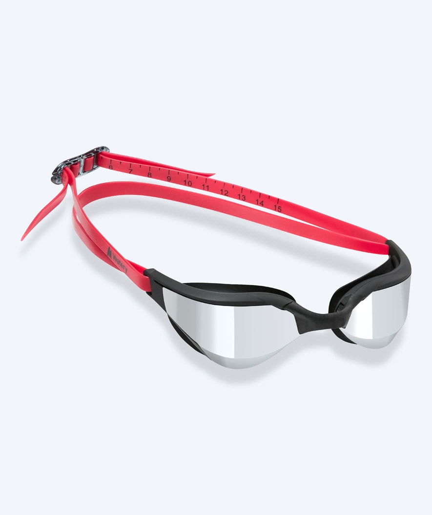 Watery swimming goggles - Instinct Ultra Mirror - Red/silver