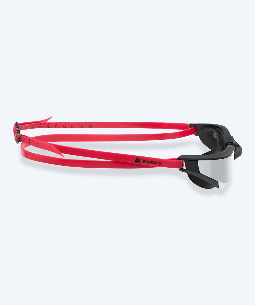 Watery swimming goggles - Instinct Ultra Mirror - Red/silver