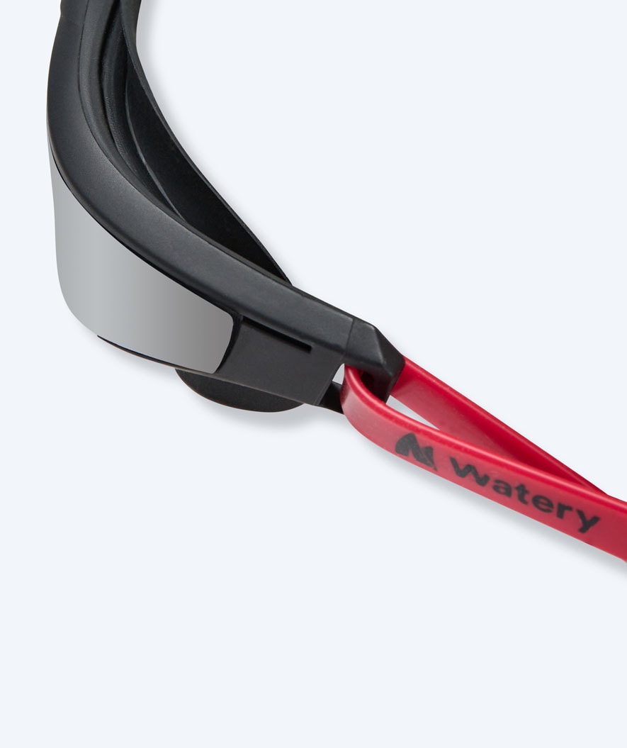 Watery swim goggles - Instinct Ultra Mirror - Red/silver