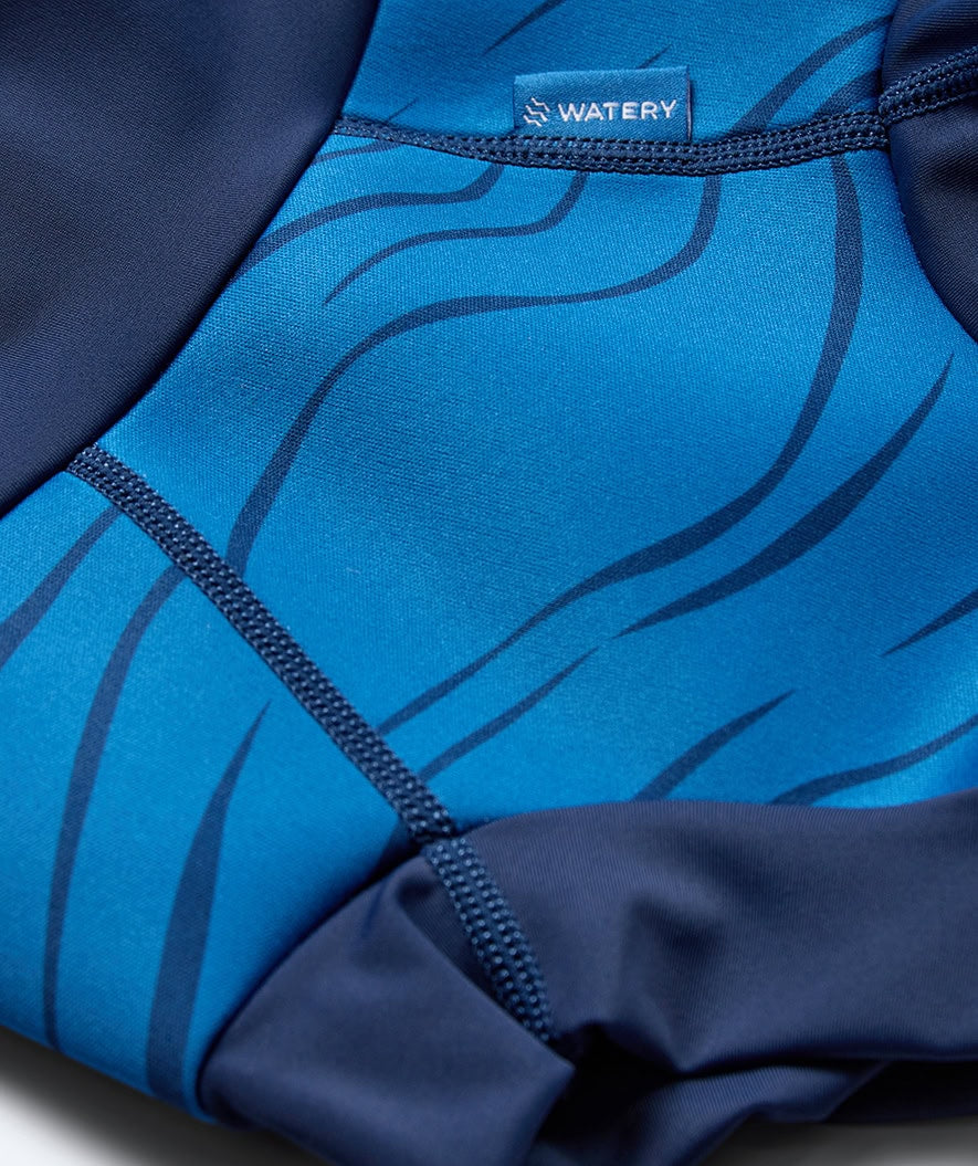 Watery swim nappies for kids - Neoprene Swim Nappy - Fjord Blue