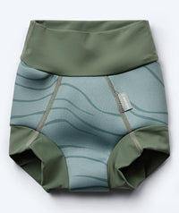 Watery swim nappies for kids - Neoprene Swim Nappy - Fjord Green