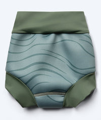 Watery swim nappies for kids - Neoprene Swim Nappy - Fjord Green