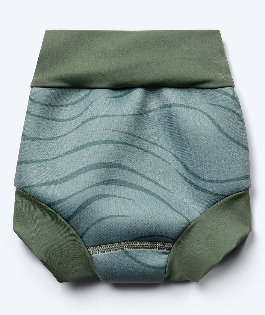 Watery swim nappies for kids - Neoprene Swim Nappy - Fjord Green
