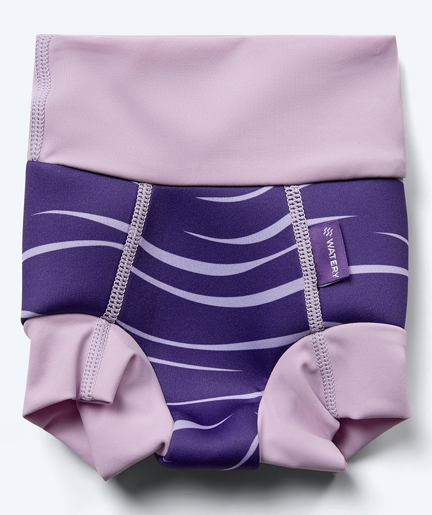 Watery swim nappies for kids - Neoprene Swim Nappy - Fjord Purple